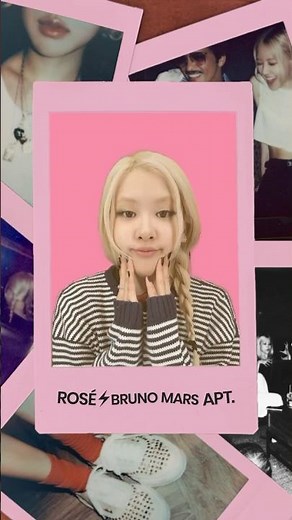 kissy face kissy face 😚 #ROSÉ_Bruno_APT brought to you by youtube shorts
