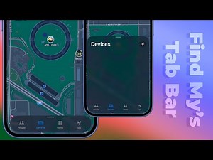 iOS 26 Apple Find My App's Custom Tab Bar | Xcode 26
