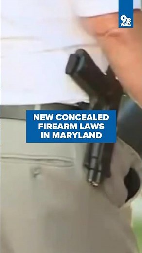 New concealed firearm laws in Maryland