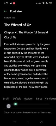 mobile screen Mein font ki size change karne ke liye kaise kare.....👆🌟