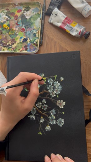 9K views · 155 reactions | Painting my art book cover | Suzanqwqart | Facebook