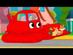 My Red Bulldozer Adventures | Kids Cartoon | Mila and Morphle - Official Channel