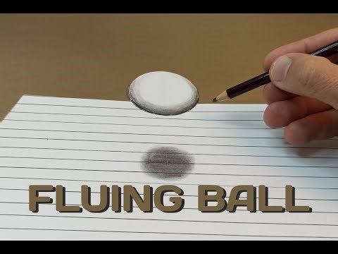 → How to Draw a Floating Sphere ✏️ 3D Optical Illusion in 5 Minutes ✨