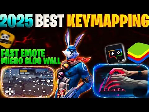 BEST KEYMAPPING IN 2025 ☠️😈 || FAST GLOWALL KEYMAPPING