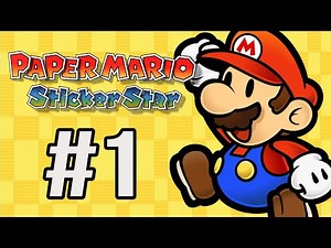 PAPER MARIO STICKER STAR #1 - GAMEPLAY DO INÍCIO
