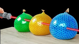 EXPERIMENT: Most Powerful Laser Vs Balloons