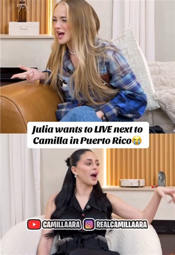 Julia wants to LIVE next to Camilla in Puerto Rico #funny #camillaaraujo #viral #foryoupage #puertorico @Camilla Araujo