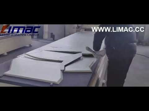 دستگاه CNC پنج محوره LIMAC R2110K که کاهنده را از کانال پیش عایق شده جدا می‌کند
