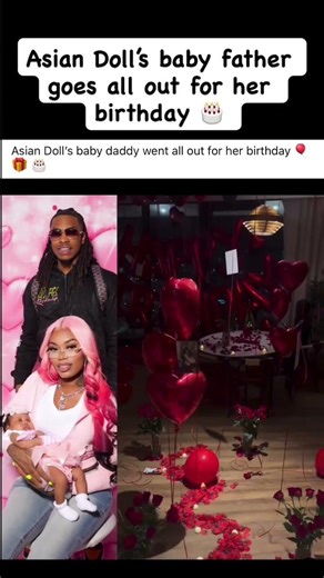 Asian Doll's baby father goes all out for her birthday #asiandoll #hiphop #hiphopnews #celebrity