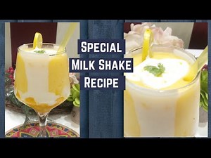 Special Mango milkshake recipe by Too Much Recipes