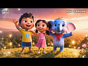 Bablu Mast Maula | बबलू मस्तमौला 🥳 | Hindi Kids Rhymes | #Balgeet | 4k