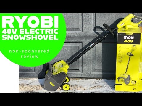 Ryobi 40v 12 inch Electric Snow Shovel - unsponsored