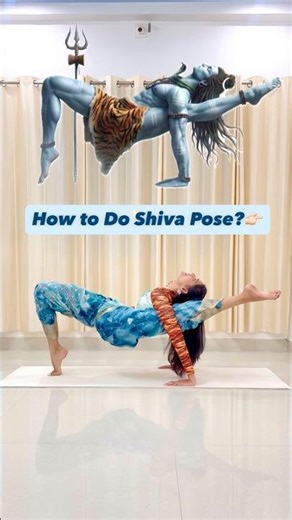 Shiva pose Tutorial🕉️#shiv #shiva #howto #yoga #dance #tutorial #like #comment #subscribe #share
