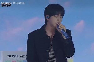 seokjin’s first live performance of ‘don’t say you love me’ ♡ #BTS #seongsu #KimSeokjin #DontSayYouLoveMe | BTS L0VE