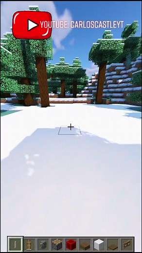 Como hacer un TRINEO en #Minecraft 🛷 No olvides seguirme en mi canal de YouTube para mas vídeo así! #Minecraft #Navidad #minecrafttutorial #youtuber