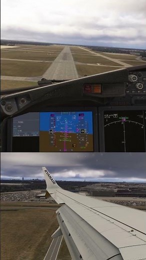 Smooth Ryanair 737 MAX Landing at Eindhoven (EHEH) | MSFS 2024