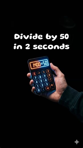 You’ve Been Doing This Wrong: Divide by 50 Mental Math Hack (Double & Drop Trick)