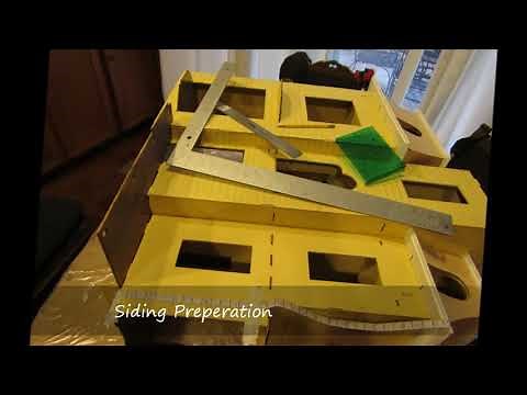 Beacon Hill Dollhouse Construction: Siding Preperation