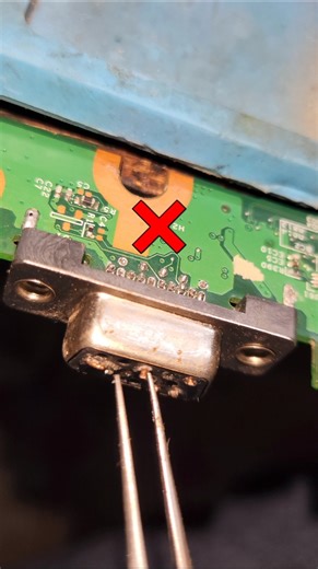 Damage PCB Port/Connector Replacing #shorts #repair #soldering #pcbrepair #pcb #electrical #tips