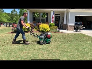 Aerate your lawn yourself!