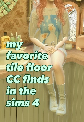 tile floor CC finds! 🧼 #sims4 #sims4cc #simstok #ccfinds #sims4builds | Sims 4