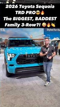 Is the 2026 Toyota Sequoia TRD PRO One of the *Coolest* Family SUVs to Buy??