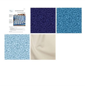 Suzie Duncan Lewis & Irene Knit One Purl One Quilt Kit: Instructions & Fabric (6.5m)