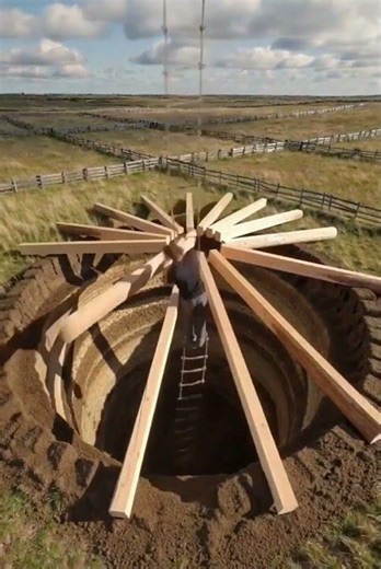 Underground Executive Office built from scratch — full circular build time-lapse ⚒️