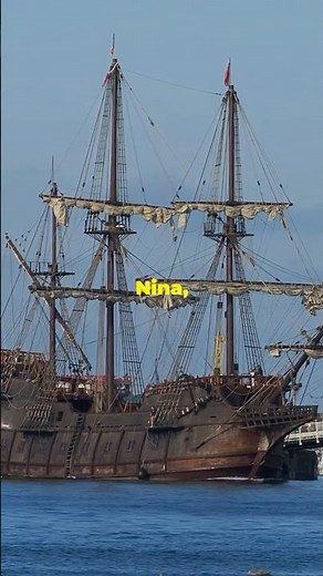 The Nina, The Pinta, and the Santa Maria #facts#funfact#history#shortvideo