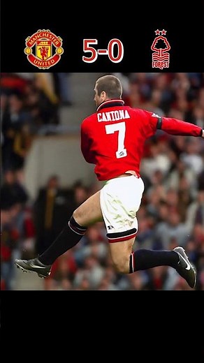 Manchester United 5 - 0 Nottingham Premier League 1995/1996 Classic Match