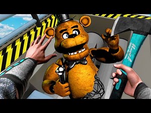 I Destroyed FNAF Ragdolls In a GRINDER! (Boneworks Mods VR)
