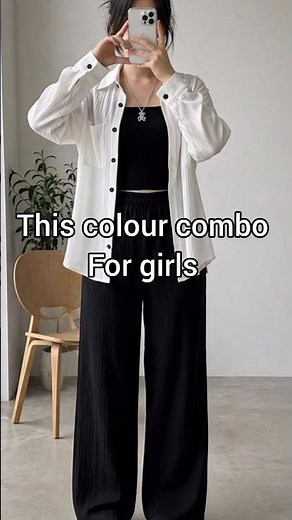 colour combo 💖 #ootd #trending #viral #new #outfitideas #viralvideo #colour #combo #fashion #shorts