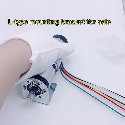 hight speed high torque 12V 24V 60KG.CM planetary gear motor with 17PPR encoder