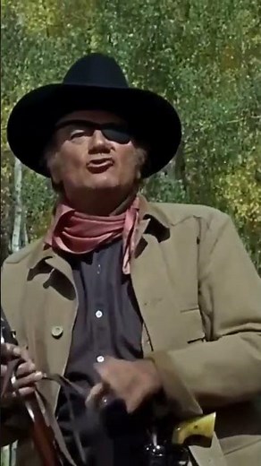 True Grit Shootout John Wayne That's Bold Talk One Eyed Fat Man Fill Your Hand You Son Of A Bitch
