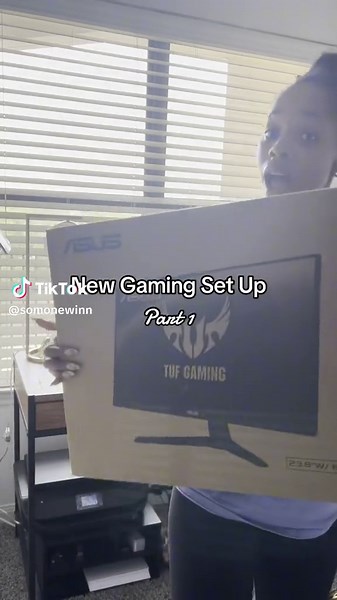 New Gaming Set Up: ASUS TUF Gaming Monitor 23.8” Under $200