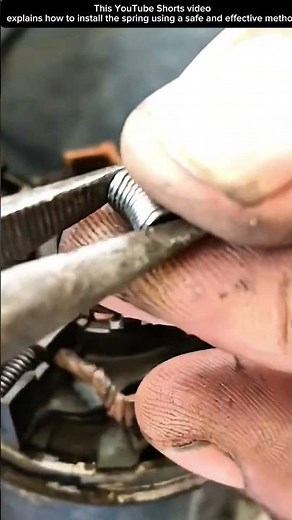 How to Install the Spring Safely and Correctly #shortvideo