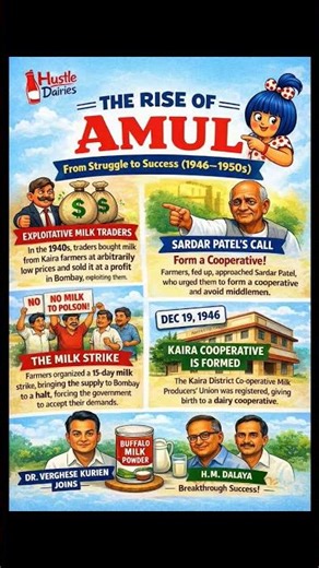 "Amul doodh pita hai india" just have a look to Amul's story 🥛🥛. Subscribe @HustleDiaries-g7z