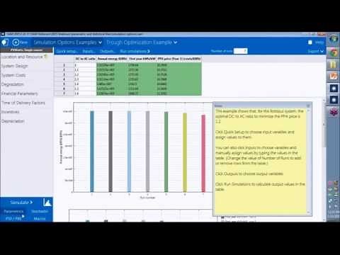 Parametric and Statistical Analysis in SAM 4: P50/P90 Analysis