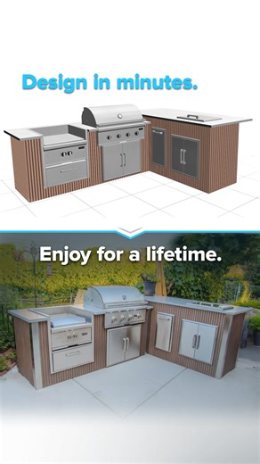 RTA Outdoor Living | Outdoor Kitchens on Instagram: "It started with a vision. It ended exactly how they imagined. ✨ Working with a designer shouldn’t feel distant or complicated — it should feel collaborative. For John and his family, the process was just as meaningful as the finished outdoor kitchen. From the first rendering to the final install, they felt heard, supported, and involved every step of the way. What stood out most wasn’t just how closely the final build matched the design — it w
