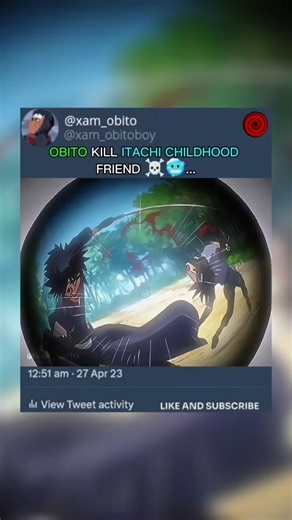 Obito KilIs itachi Childhood Friend #narutoedits #narutoanimeshorts #shorts #narutoshippudenshort