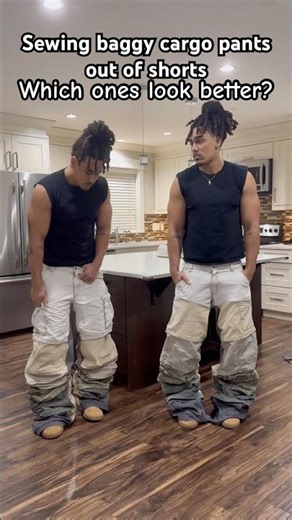 How I make baggy pants out of anything blanket #baggyjeans #howto #fashion #widelegpants #tutorial