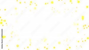 丸いキラキラ パーティクルフレーム（背景透過）