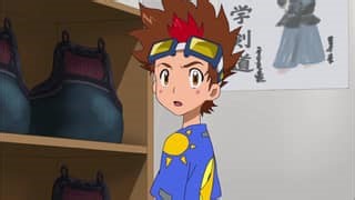 Digimon Xros Wars - The Young Hunters Who Leapt Through Time | E60 - Digimon Kendo Match! The Blade of Kotemon Approaches!!