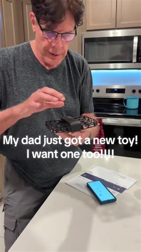 He is having so much fun with it!!! I NEED ONE TOO!!! Very cool drone that will follow you wherever you go. Even among others! Indoor and outdoor. Great stable videos. Different flight patterns to pick from!!! Adding to cart right now!!