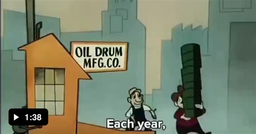 1952 cartoon explaining shares - Video