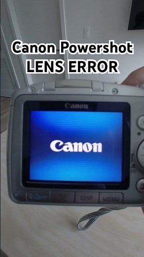Canon PowerShot SX 100 IS Lens Error #canoncamera #photography #digitalcamera