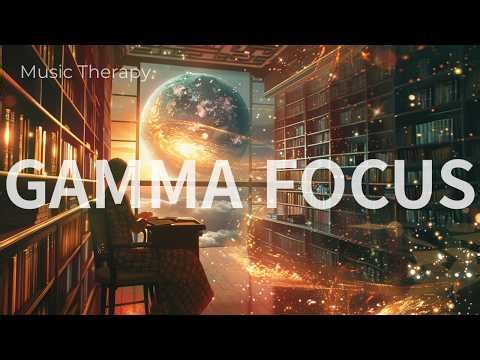 GAMMA FOCUS | Transparent Neuro-Rhythm for Low Cognitive Load & Flow