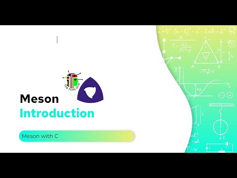 Meson - introduction and Tutorial