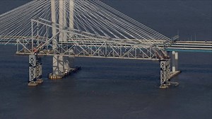 20K views · 100 reactions | Bridge goes boom: Watch as a section of...