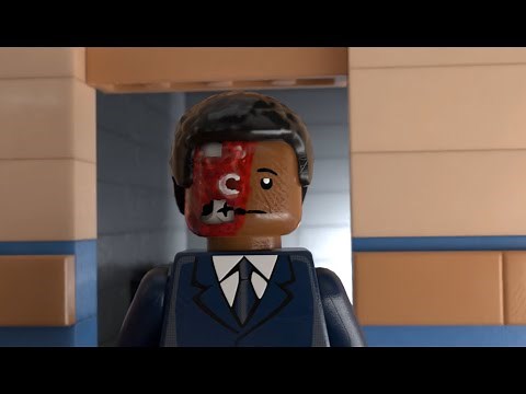 The Death Of Gustavo Fring in Lego